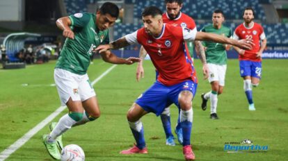 Bolivia Copa América, Erwin Saavedra domina el balón