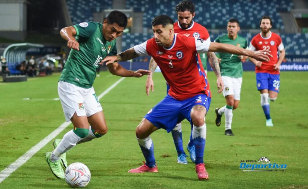 Bolivia Copa América, Erwin Saavedra domina el balón