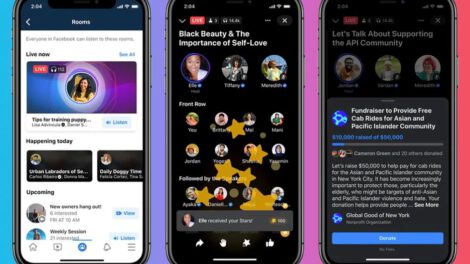 Salas de audio en vivo en Facebook