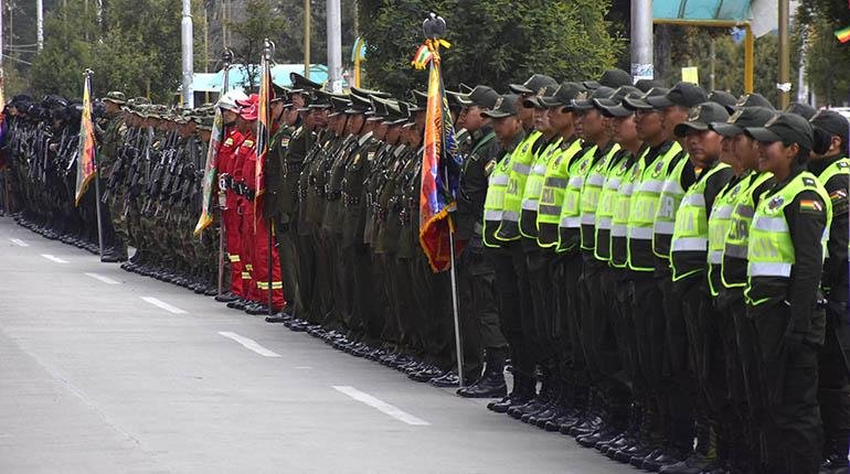 Policía Boliviana en emergencia por ley que otorga el mando al ministro de Gobierno