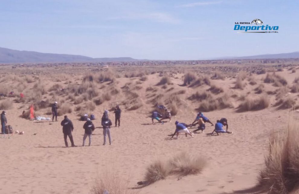San José entrenamientos en la zona de los arenales