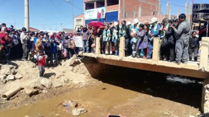 embovedado del Tagarete en Oruro
