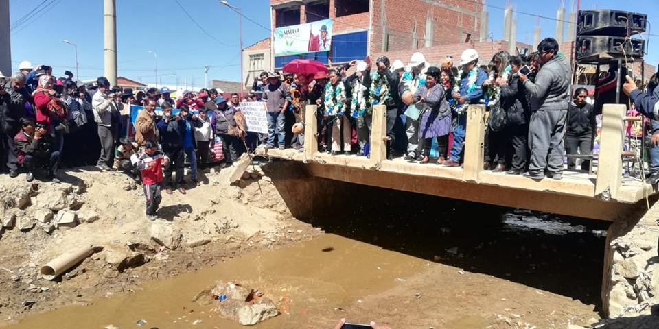 embovedado del Tagarete en Oruro