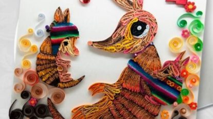 Marcela Valdez y su obra Mamitay en filigrana