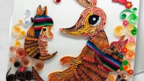 Marcela Valdez y su obra Mamitay en filigrana