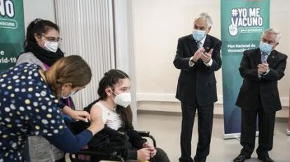 Vacunación contra el Covid-19 en adolescentes en Chile