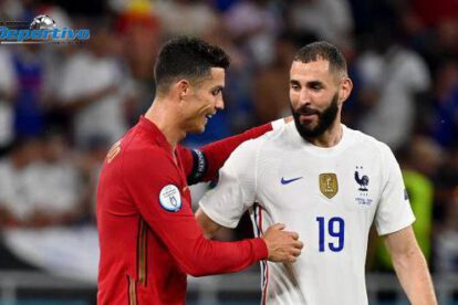 Cristiano Ronaldo y Karim Benzema en la Eurocopa 2020