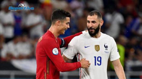 Cristiano Ronaldo y Karim Benzema en la Eurocopa 2020