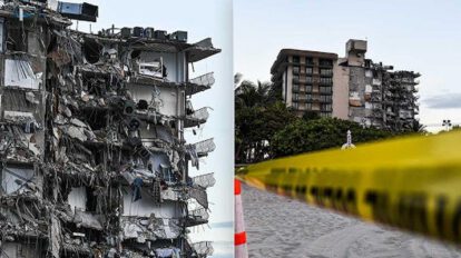 Derrumbe de edificio en Miami