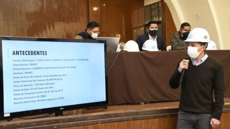Irregularidades en la obra de paso a desnivel
