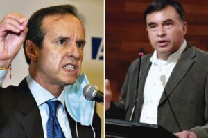 Nuevo líder opositor Jorge Tuto Quiroga y Juan Ramón Quintana