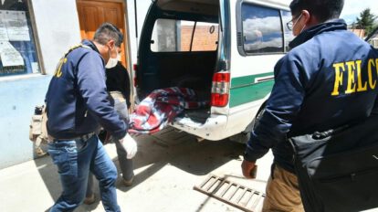 Levantamiento de cadáveres por Covid-19 en Cochabamba