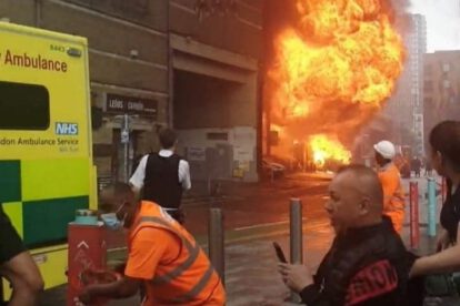 Explosión en Londres cerca de la estación de tren