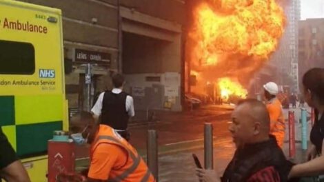 Explosión en Londres cerca de la estación de tren