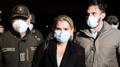 Aprehensión de Jeanine Añez