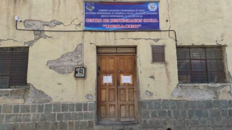 Centro de Rehabilitación Renacer en malas condiciones