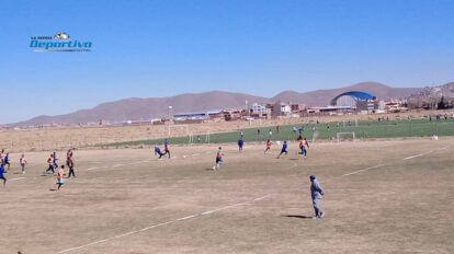 Entrenamiento de San José en el complejo Húngaros del 55