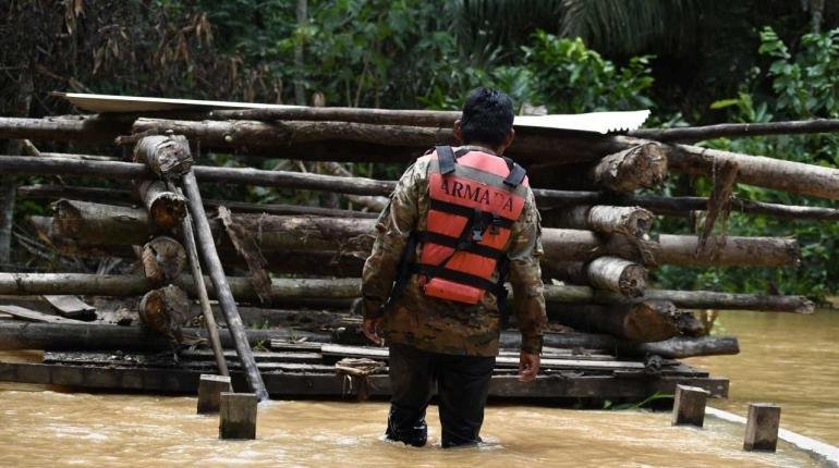 Marinero muere por castigo en Pando