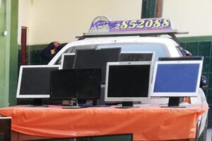 robo de monitores en El Alto