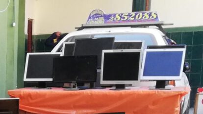 robo de monitores en El Alto