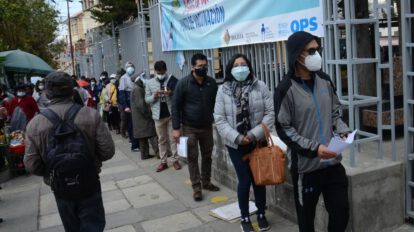 Vacunación Covid-19 en Bolivia marca récord con 73.405 personas vacunadas en un solo día