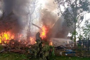 Accidente de avión militar en Filipinas