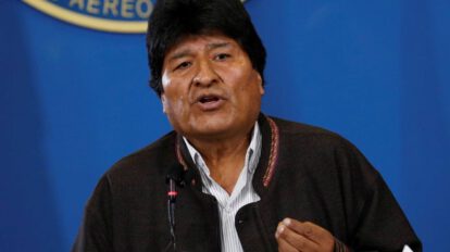 Expresidente Evo Morales en el caso del supuesto golpe de Estado