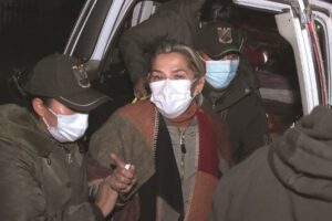 Aprehensión de Jeanine Añez