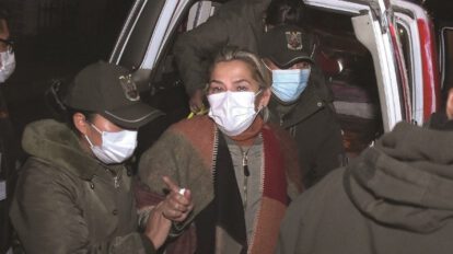 Aprehensión de Jeanine Añez