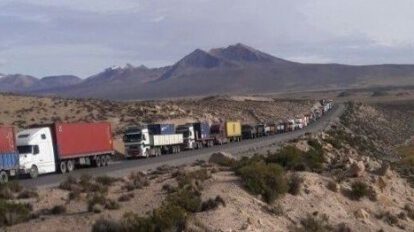 Atención para transportistas en la ruta al Pacífico
