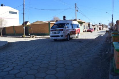 Calles en mal estado en La Aurora