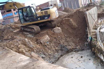 embovedado del Tagarete en Oruro