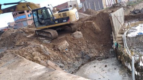 embovedado del Tagarete en Oruro
