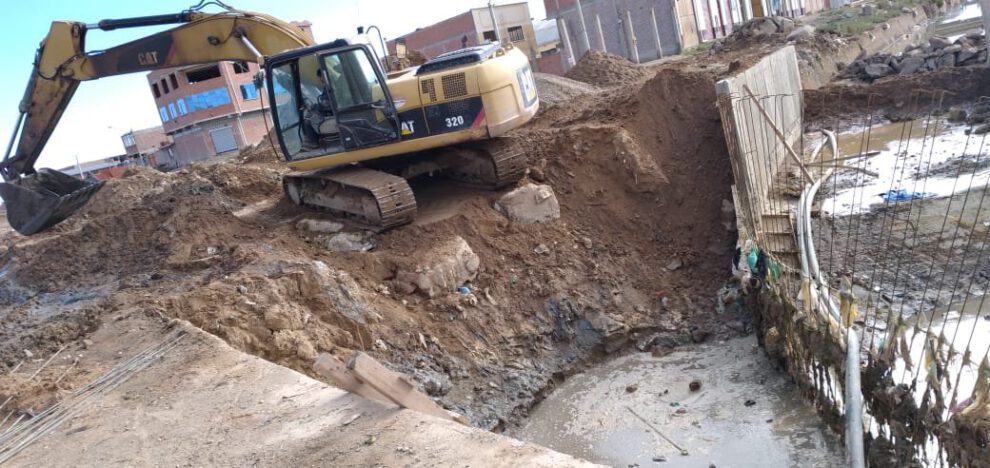 embovedado del Tagarete en Oruro