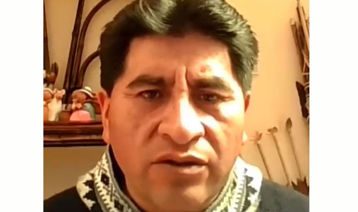 César Cocarico niega haber organizado incendios en La Paz