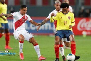 Copa América entre Colombia y Perú por la medalla de bronce