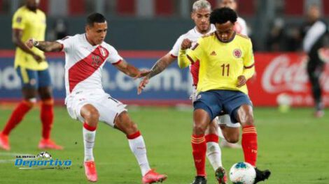 Copa América entre Colombia y Perú por la medalla de bronce