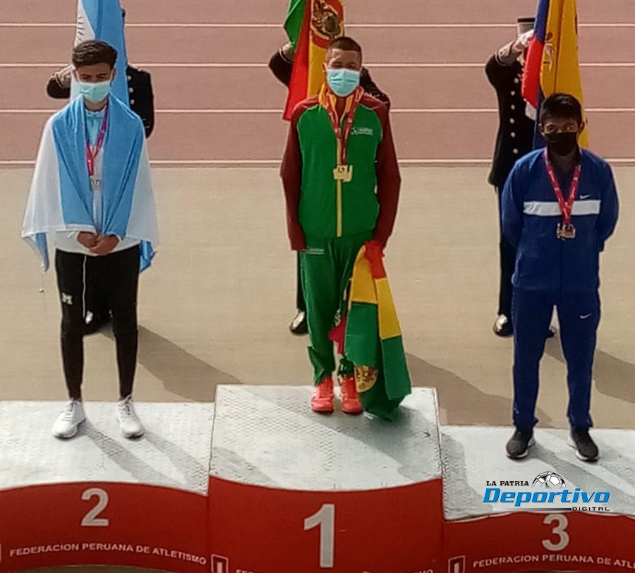 David Ninavia campeón sudamericano en 5 mil metros