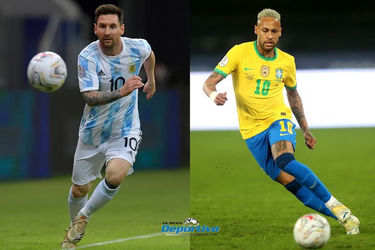 Copa América Brasil Argentina con Messi y Neymar