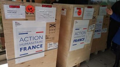 donación de equipamiento de salud para el Covid-19 a Bolivia