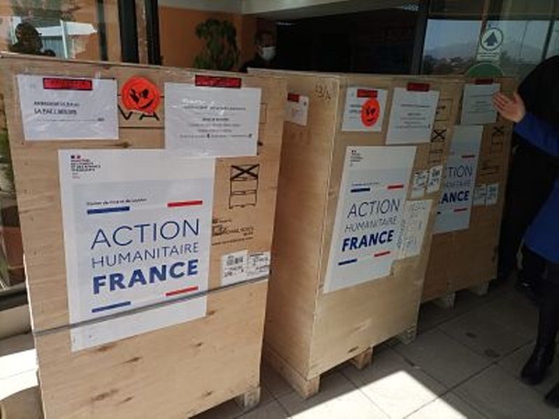 donación de equipamiento de salud para el Covid-19 a Bolivia