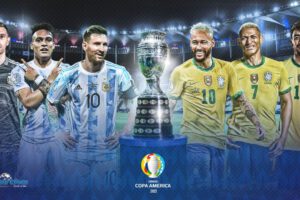 Final de la Copa América entre Brasil y Argentina