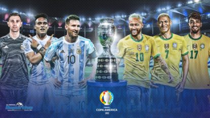 Final de la Copa América entre Brasil y Argentina