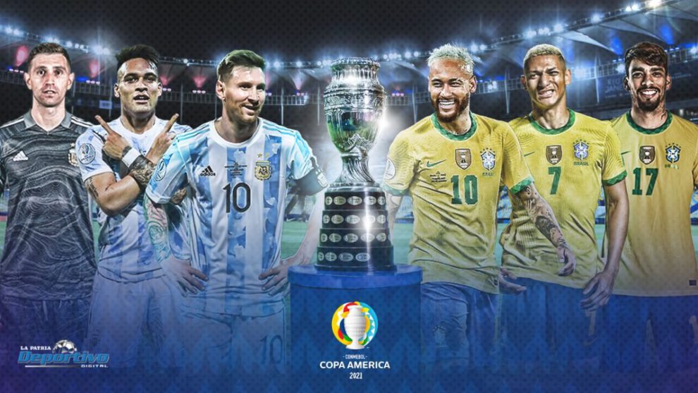 Final de la Copa América entre Brasil y Argentina