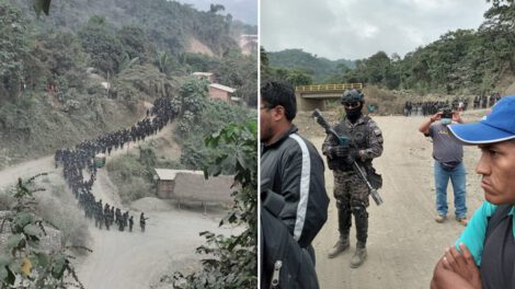 Enfrentamientos en Charopampa con policías heridos