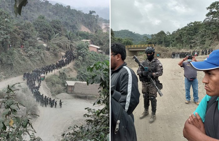Enfrentamientos en Charopampa con policías heridos