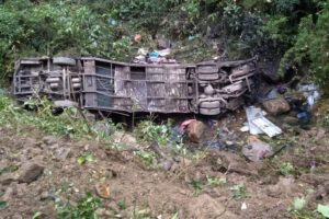 Accidente de bus en Chuquisaca