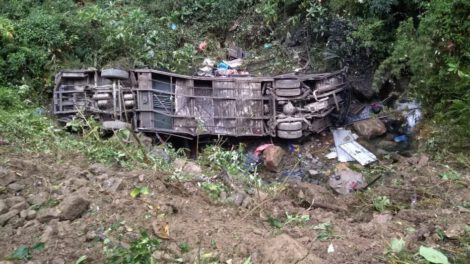 Accidente de bus en Chuquisaca