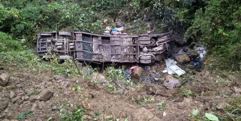 Accidente de bus en Chuquisaca