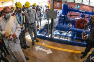 Inauguración de la planta de oxígeno en Cochabamba